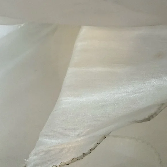 Vintage Home Interior Angel Tree Topper White Glitter Wings - Picture 5 of 6